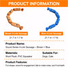 Four-Section Squeaky Sausage Dog Toy for Tug Play