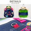 Denim-Style Nylon Harness and Leash for Cats and Small Dogs