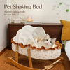 French-Style Polyester Cat Bed with Rocking Base