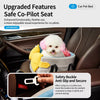 Small Dog & Cat Car Seat Bed with Removable Washable Cushion