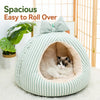 Enclosed Pet Bed for Cats and Small Dogs