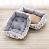 Rectangular Padded Pet Bed for Dogs & Cats