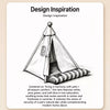 Enclosed Pet Tent for Small Dogs and Cats