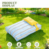 Striped Washable Pet Bed for Dogs & Cats