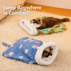Semi-Enclosed Pet Tent Bed with Tunnel for Cats & Dogs