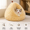 Chicken-Shaped Enclosed Plush Cat Bed
