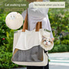 Canvas Pet Carrier Shoulder Bag for Cats and Small Dogs
