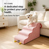 Foam Pet Stairs with Removable Washable Cover for Dogs and Cats