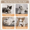 Waterproof Semi-Enclosed Pet Bed for Small Dogs and Cats