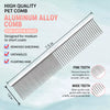 Stainless Steel Grooming Comb for Dogs and Cats