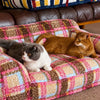 Vintage Plush Sofa Bed for Cats and Dogs