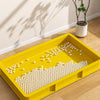 Dog Potty Training Tray with Grated Platform
