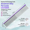 Stainless Steel Grooming Comb for Dogs and Cats
