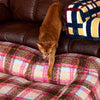 Vintage Plush Sofa Bed for Cats and Dogs