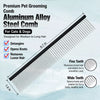 Stainless Steel Grooming Comb for Dogs and Cats