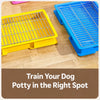 Dog Potty Training Tray with Grated Platform