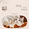 French-Style Polyester Cat Bed with Rocking Base