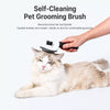 Self-Cleaning Pin Brush for Dogs and Cats