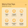 Touch-Activated Plush Mouse Cat Toy with Sound