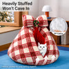 Semi-Enclosed Pet Tent Bed for Cats and Small Dogs