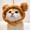 Animal-Themed Costume Hats for Small Cats and Dogs