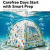 Semi-Enclosed Pet Tent Bed with Removable, Washable Cover