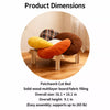 Petal-Shaped Elevated Cat & Small Dog Bed with Removable Cover