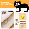 Wall-Mounted Vertical Cat Scratching Pad with Self-Adhesive Backing
