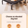 Elevated Mesh Pet Cot for Dogs ¨C Iron Frame, All-Season Design
