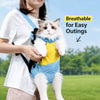Front-Wearing Pet Carrier Backpack for Cats and Small Dogs
