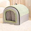 Enclosed Pet Bed with Covered Sleeping Space