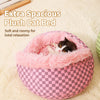 Semi-Enclosed Winter Pet Bed for Cats & Small Dogs, Shell Design