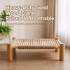 Wicker Cat Bed with Scratching Area