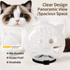 Clear Plastic Cat Cone for Grooming and Care
