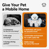 Center Console Car Bed for Small Dogs and Cats