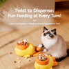 Yellow Duck Interactive Treat-Dispensing Toy for Cats and Dogs