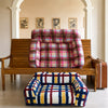 Vintage Plush Sofa Bed for Cats and Dogs
