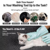 Pet Bathing Grooming Gloves