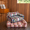 Vintage Plush Sofa Bed for Cats and Dogs