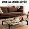 Elevated Cat & Dog Cot Bed with Removable Cushion
