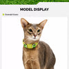 Faux Leather Collar with Gemstone-Inspired Detail for Dogs and Cats