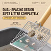 Fine-Slot Stainless Steel Cat Litter Scoop