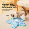 Rechargeable Interactive Cat Toy with Teaser Wand and Hideaway Cover