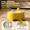 Interactive Electronic Whack-a-Mole Cat Toy with Feather Teaser