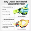Dog Swim Vest in Oxford Fabric