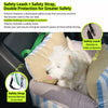 Car Pet Bed with Removable Cover and Seat Belt Strap