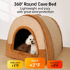 Enclosed Pet Bed with Removable Washable Cover