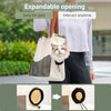Canvas Pet Carrier Shoulder Bag for Cats and Small Dogs