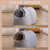 Enclosed Plush Pet Bed with Carry Handle