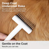 Detangling & Undercoat Thinning Brush for Cats and Dogs